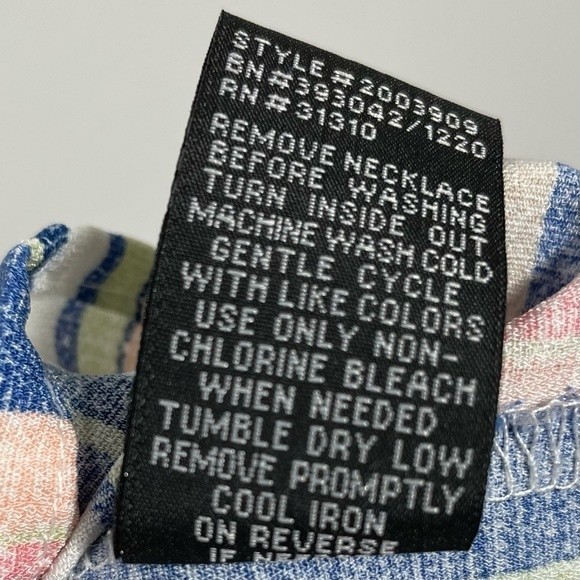 Girls Striped Cold Shoulder Top - Picture 8 of 9